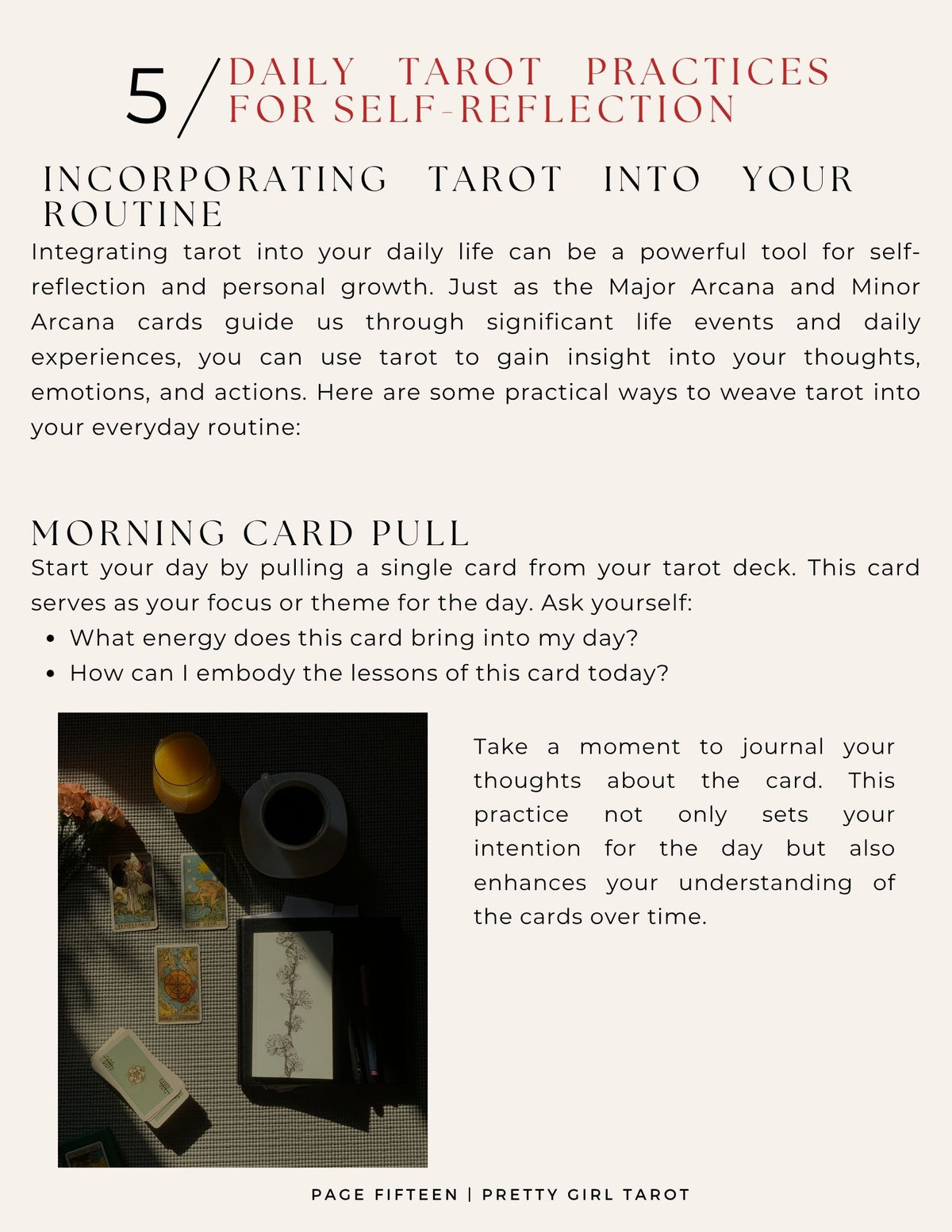 Easy Everyday Tarot Guide